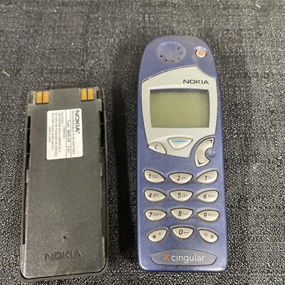 Nokia 5165 - Navy and Black ( Cingular Wireless) Cellular Phone UNTESTED PLUS