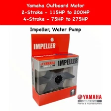 Yamaha New OEM Outboard Water Pump Impeller, 115-250HP, 6E5-44352-01-00