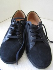 Ganter Halbschuhe, Leder, Schwarz, Neu, Gr. 5,5