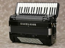 Excelsior 304 Normal 37 Keyboard Key Piano Accordion Never Used W/Hard Case
