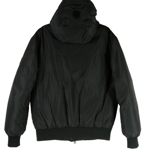 NEW Men's Mackage Viggo Classic hooded Down Bomber Jacket Black SZ40 #DC322 - 第 2/11 張圖片