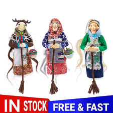 Handmade Kitchen Witch Doll Luck Companion Hanged Witch Doll Figure DecoratioTL