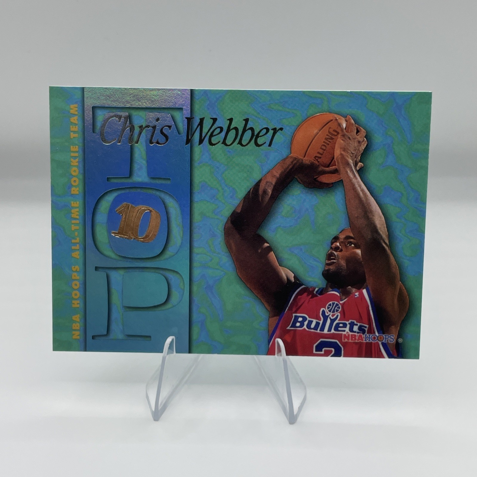 1995-96 NBA Hoops - Top 10 Chris Webber #AR3