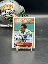 Charlie Joiner Autographed Signed 1983 Topps #377 Chargers IP Auto No COA (JDD)
