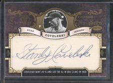 2007 SP Legendary Cuts STAN COVELESKI #IN-SC Inside The Numbers Cut Auto /72