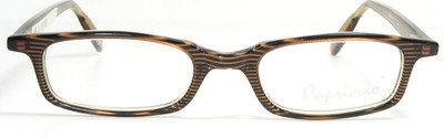 Capriccio 4935 195 Brown Striped Eyeglasses Glasses Frame 47-20-145 France NEW