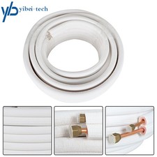 50 Feet White 1/4" - 3/8" Dia. Pipe Install Kit For Mini Split Heat Pump Systems