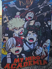 My Hero Academia Soft Warm Cozy Flannel Throw Blankets Decor 50X40