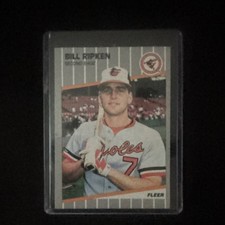 Fleer 1989 Bill Ripken #616 Baltimore Orioles Baseball Card MLB