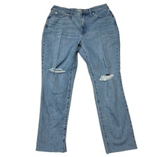 Madewell The Curvy Perfect Vintage Jean Light Wash Distressed Size 31