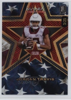 2024 Auto Mania American Football Preview Star 3/25 Jordan Travis Rookie RC 1pi0
