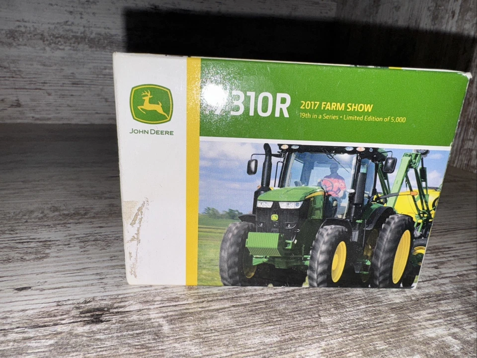 1/64 John Deere 7310R Tractor With MFD Rear Duals 2017 Farm Show - Image 2 of 4