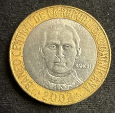 Dominican Republic 2002 5 Pesos - KM#89