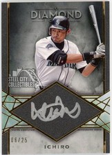 Ichiro 2022 Topps Diamond Icons Silver Ink Autograph Card #SI-ICH 6/25