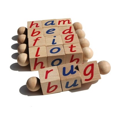The Original Montessori Phonetic Reading Blocks, Learn to Read Educational Toy