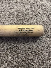 C.J. Hinojosa Game Used Broken Bat San Fransisco Giants, San Diego Padres MLB