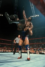 Kurt Angle against Booker T during Monday Night RAW on July 30- Wrestling Photo