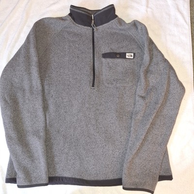 The North Face Men's Gordon Lyons 1/4 Zip Pullover Fleece Jacket Size Large 