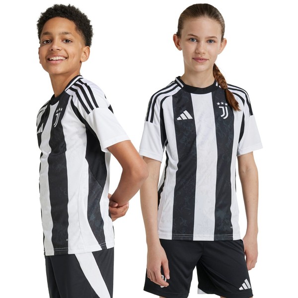 Koszulka Dla Dzieci Adidas Juventus 24/25 Home BiałO-Czarna IT3552 128Cm-image