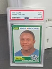 1989 Score Barry Sanders Rookie RC #257 Lions PSA 9 MINT