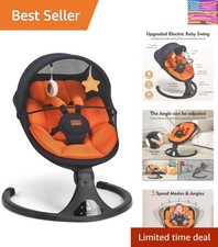 Versatile Portable Baby Swing with 10 Melodies   Safe for Infants Up to 20 lbs