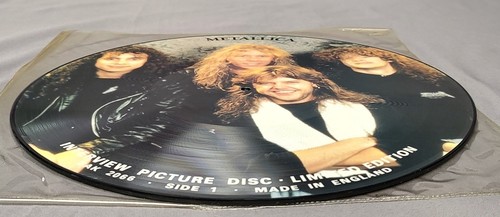 Metallica Interview Picture Disc Limited Edition,England BAK 2066 VG++ - Picture 5 of 5