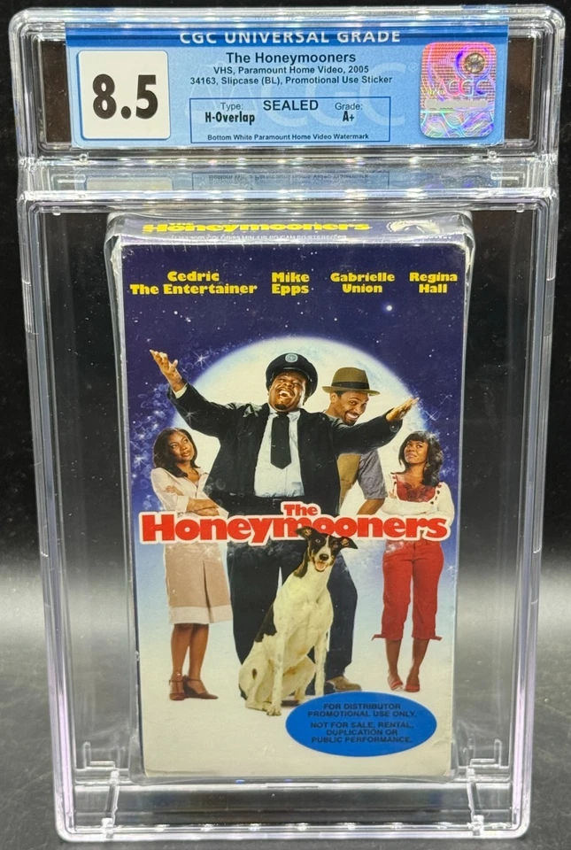 The Honeymooners VHS Movie Slipcase Paramount Sealed New CGC 9.4 A+ Graded