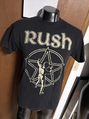 RUSH Rock band T SHIRT Mens M Medium Black Concert Tour Merch StarMan ALSTYLE