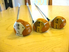 NEW BLONDE WOOD BROS KOOL CAT RH GOLF CLUB SET DRIVER 1,3,5 WOODS TT STIFF STEEL