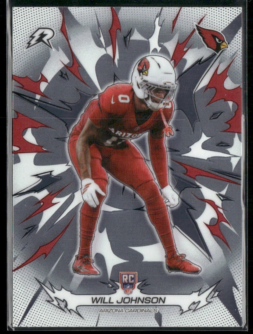 WILL JOHNSON 2025 Topps Resurgence RC Rookie Arizona Cardinals #102