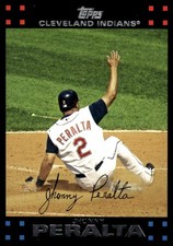 Jhonny Peralta 2007 Topps #465 Indians MLB READ FREE SHIPPING AutographDen