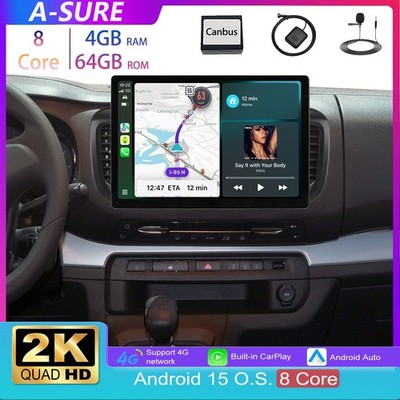 13.1'' Android 15 Für Opel Vivaro C Zafira Life 2019-23 CarPlay Autoradio GPS SWC