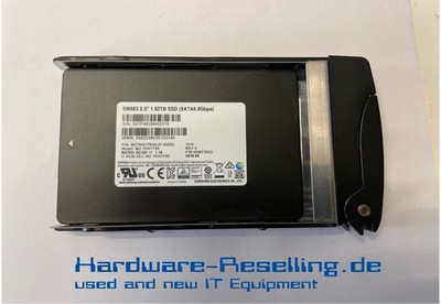 Samsung Supermicro-Frame 1.92TB 2,5'' SSD SM883 SATA III 6G MZ7KH1T9HAJR-00005