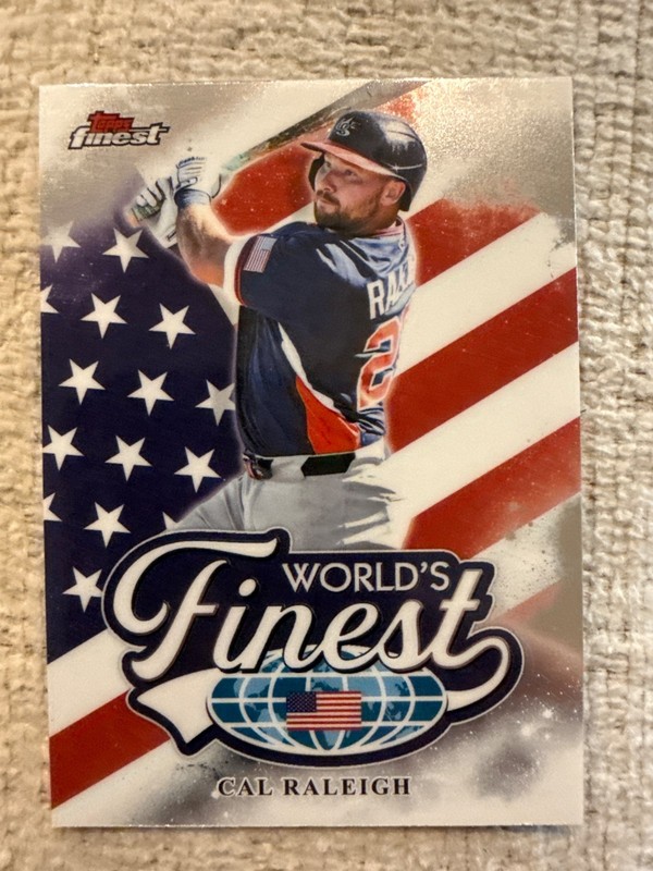 2026 Topps Finest Cal Raleigh World's Finest Insert #WF-10 Mariners