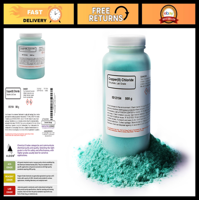 #ad Copper II Chloride Dihydrate 500g High Purity Chemical for Lab amp; DIY Projects $79.99