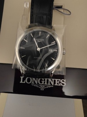 Longines Flagship Men's Black Watch - L4.899.4.57.2
