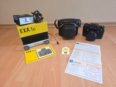 EXA 1c schwarz Objektiv inkl. Blitz