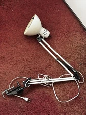 Vintage Clamp Desk Table Lamp Drafting Light Articulating Architectural