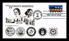 DR JIM STAMPS US COVER WOMEN IN MILITARY SERVICE FDC THERMOGRAPHED CACHET