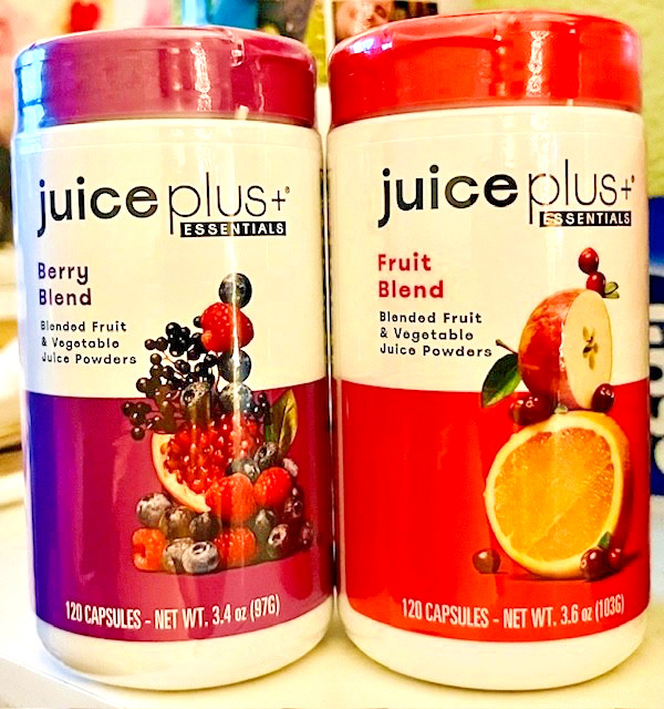 JUICE PLUS+ Essentials - 240 Caps: 1 Fruit Blend & 1 Berry Blend Bottle 01/2027!