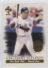 2001 Pacific Private Stock Premiere Date 9/90 Edgardo Alfonzo #73 7k0