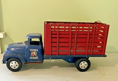 Vintage Tonka Farms High Rack Stake Truck 1957