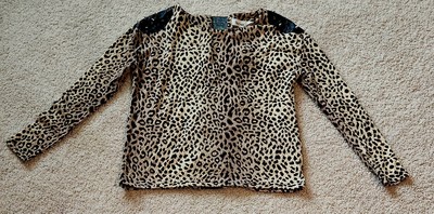 Better Be Leppard Spikes Open Back Top Ladies Size Small Punk