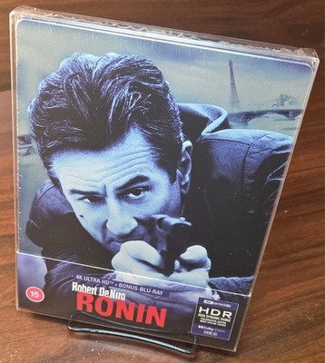 Ronin (1998) 4K/Blu-ray Steelbook-EU IMPORT -NEW-w/PROTECTIVE SLEEVE-Free S&H!