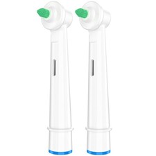 Interdental Replacement Toothbrush Heads for Oralb 1 Count Pack of 2 , White