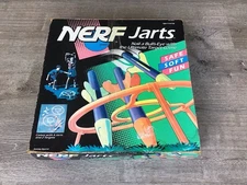 Vintage 1994 Nerf Jarts By Kenner Outdoor Lawn Darts Target Game