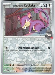 Team Rocket's Rattata 147/182 Destined Rivals Reverse Holo Common