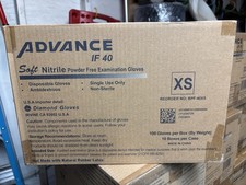 Advance Nitrile Exam Gloves Latex Free Bulk 1000ct 4 Mil Powder Free Glove Blue