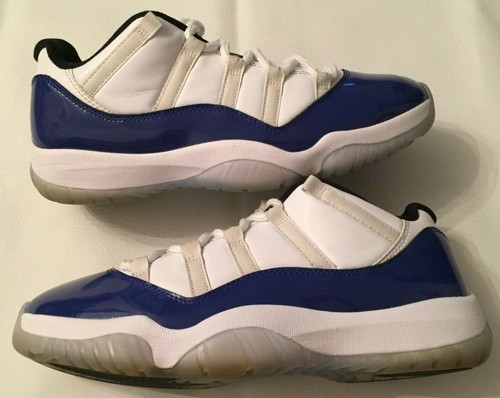NIKE AIR JORDAN 11 RETRO XI LOW CONCORD SKETCH AH7860-100 WOMENS SZ  11.5/MENS 10 193658004817 | eBay