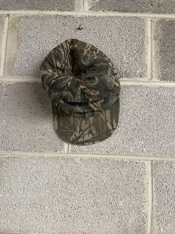 De colección 1980’s Camuflaje Estampado Aislado Sombrero Orejeras Cubiertas Hechas en EE. UU. Lana Ajustada Mediana Foto 2 de 4